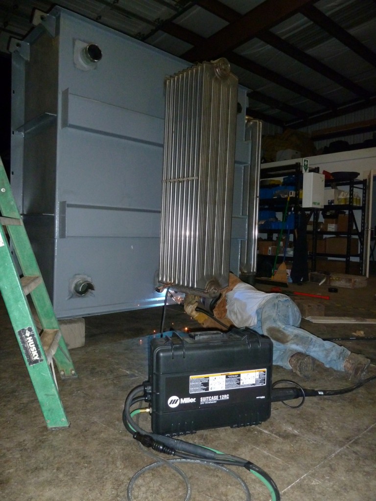 Welding on new Stainless Steel Radiators